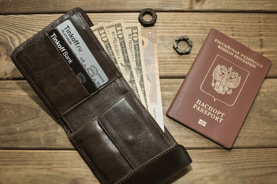 Travel money cards and passport