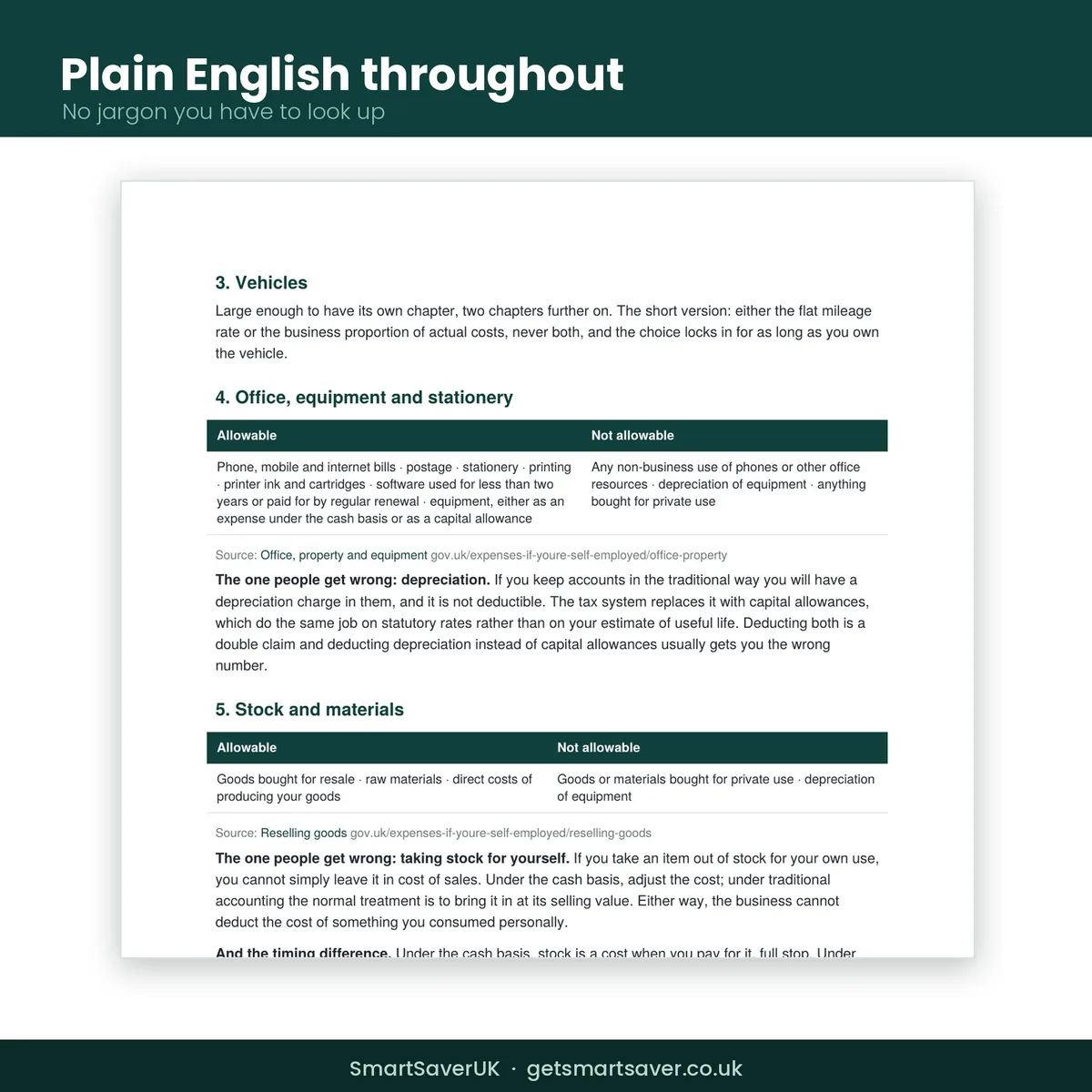 UK Allowable Expenses Guide 2026/27 — preview 5