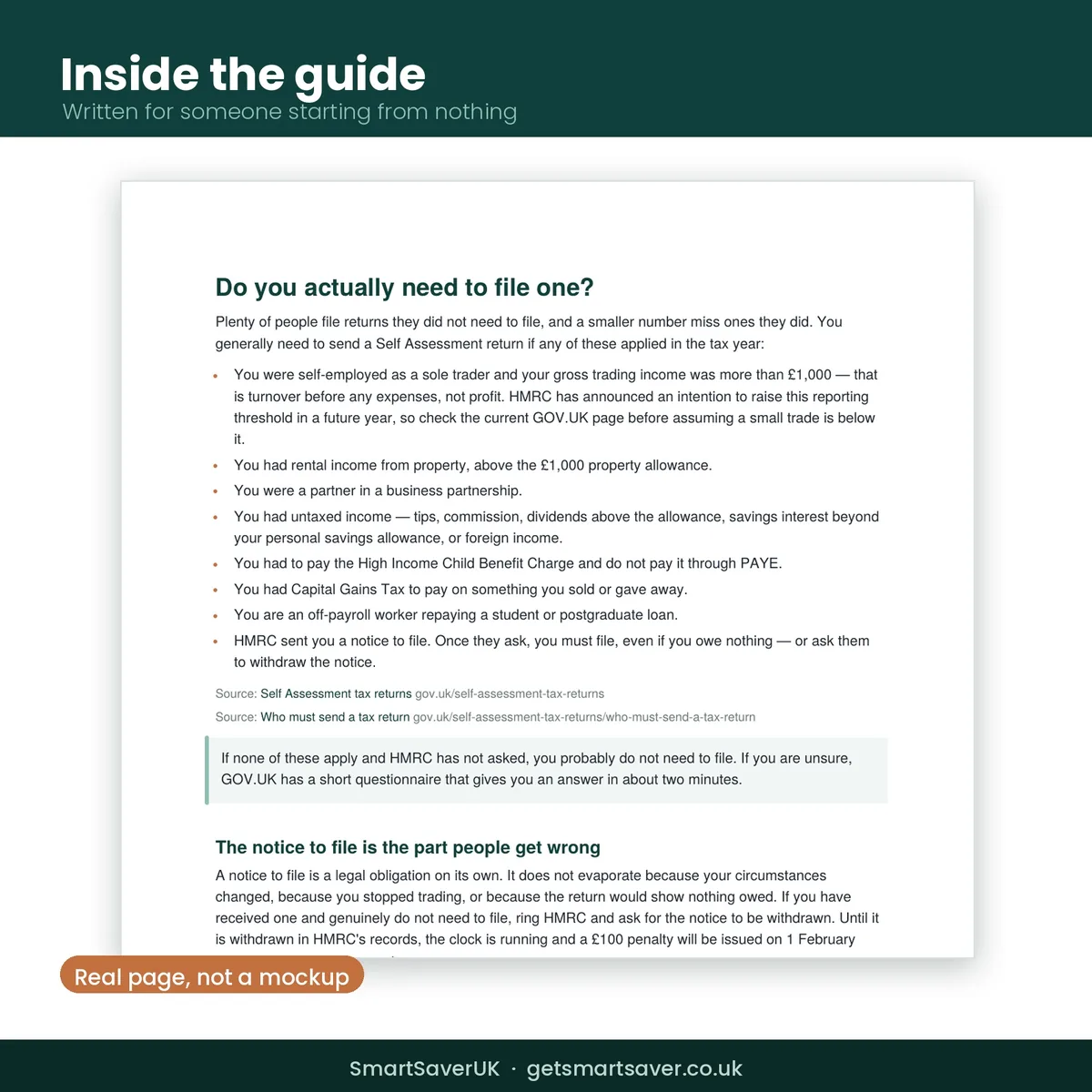 UK Self Assessment Guide 2026/27 — preview 3