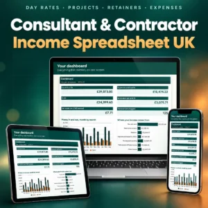 UK Consultant and Contractor Income Spreadsheet 2026/27 - main image