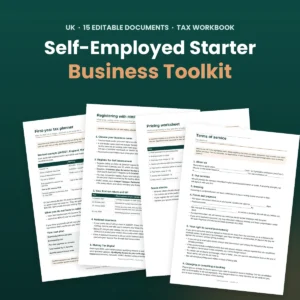 UK Self-Employed Starter Business Toolkit